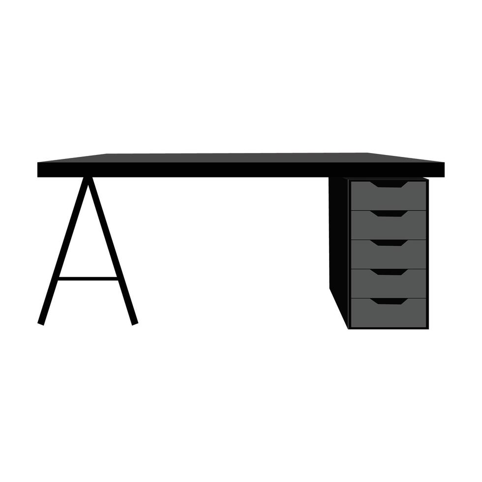 Black Office Table Vector Art, Icons, and Graphics for Free Download