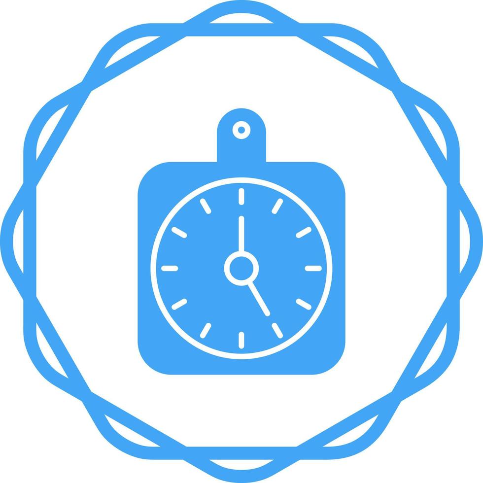 icono de vector de reloj de pared