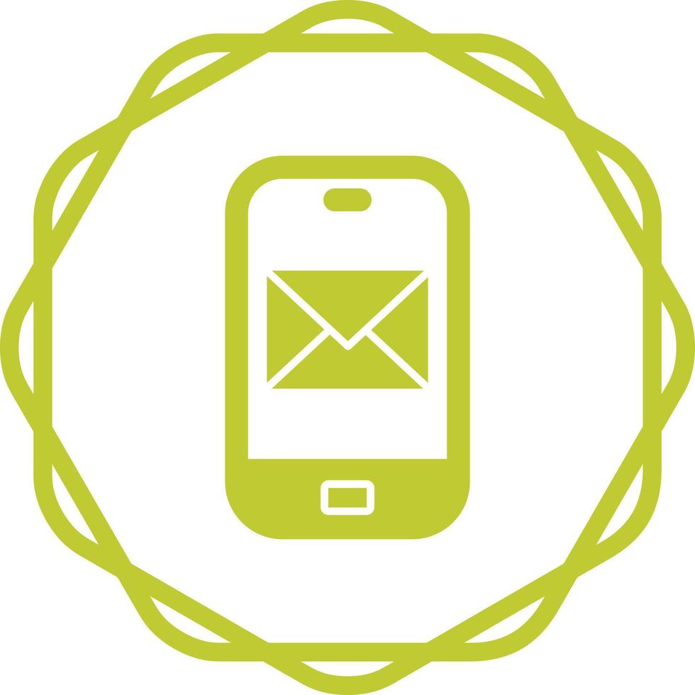 Smartphone mail Vector Icon