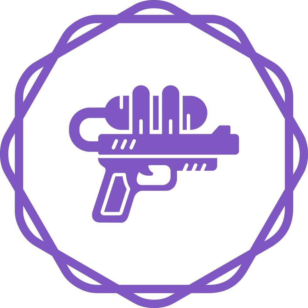 icono de vector de pistola de agua