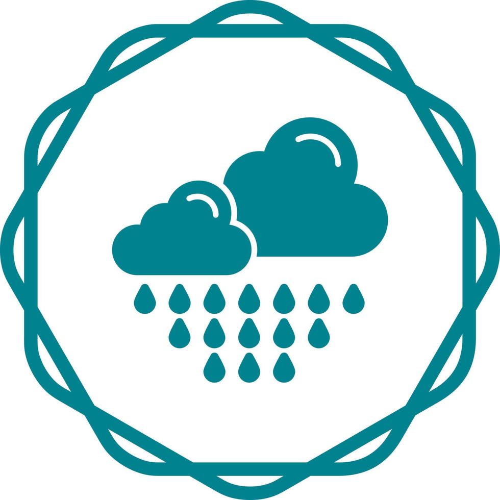 icono de vector de lluvia