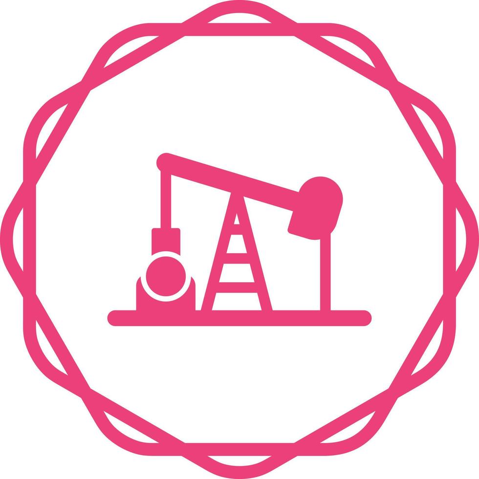 Oil Pump Vector Icon