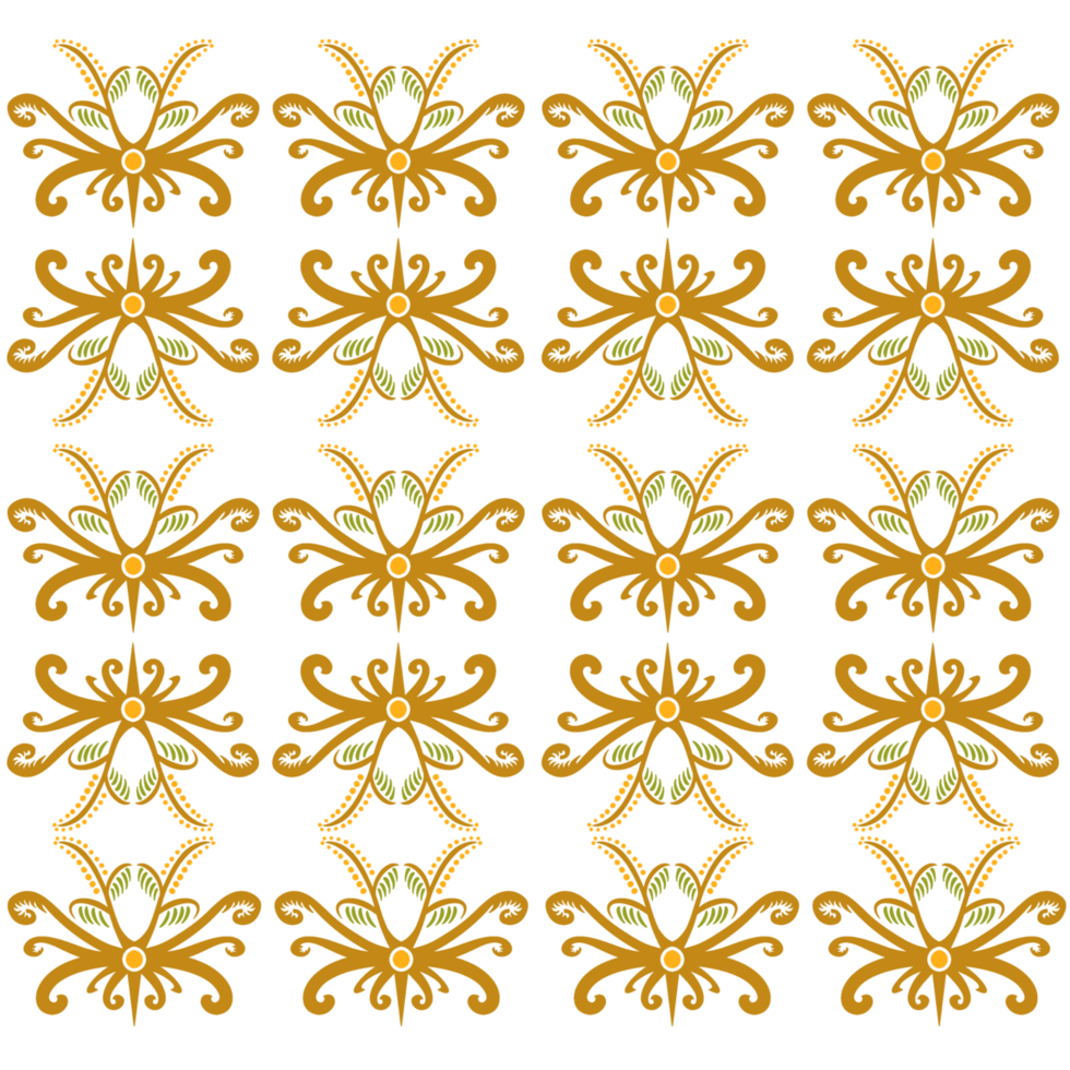 olika former av typisk kalimantan batik png