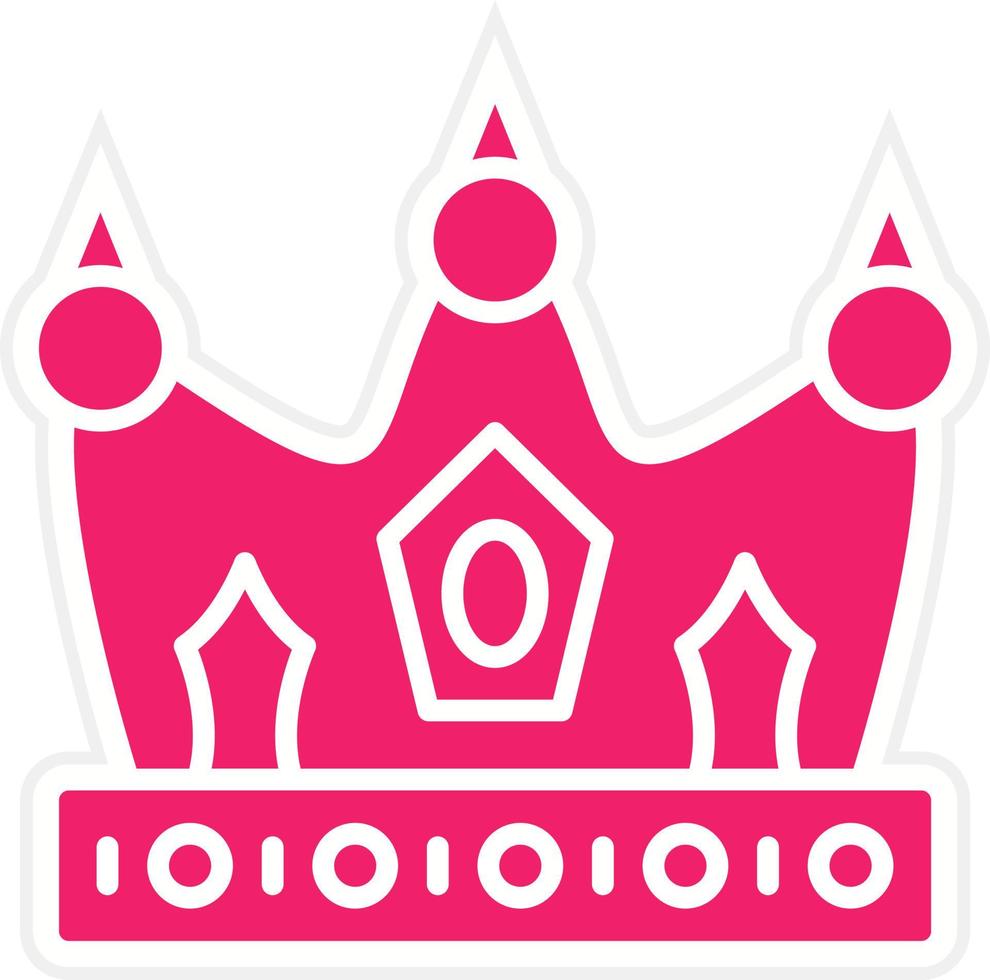 King Crown Vector Icon Style