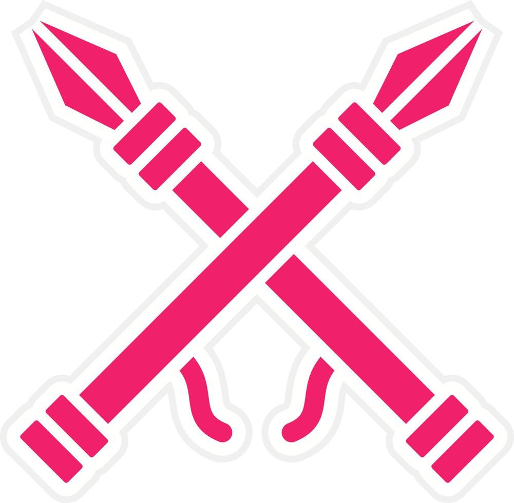 Lance Vector Icon Style