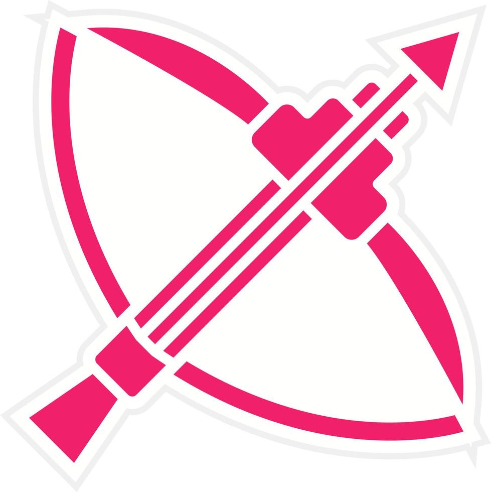 Crossbow Vector Icon Style