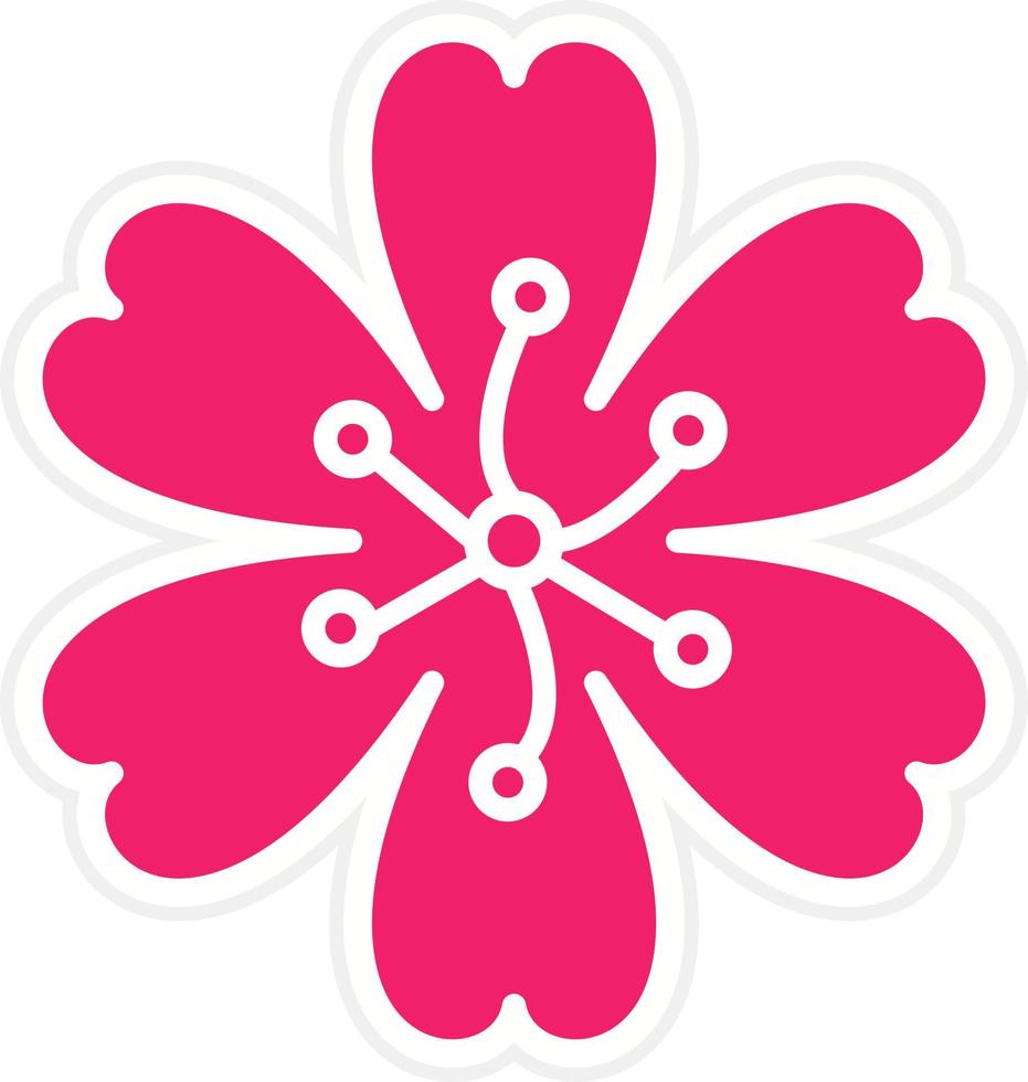 Blossom Vector Icon Style
