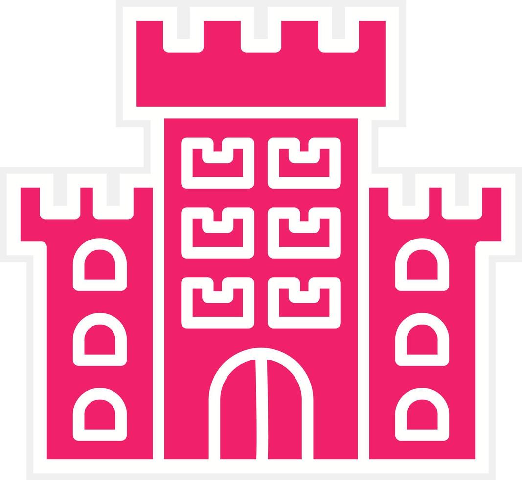 Castle Vector Icon Style