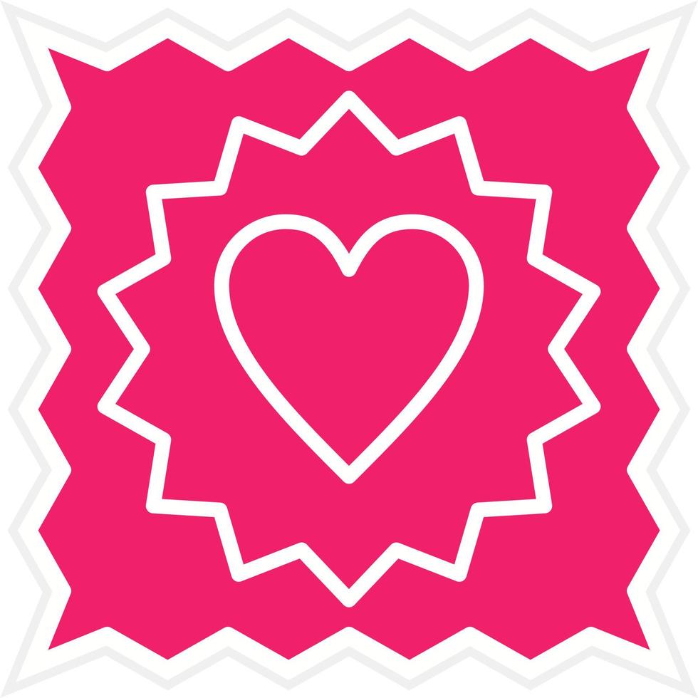 Charity Stamp Vector Icon Style