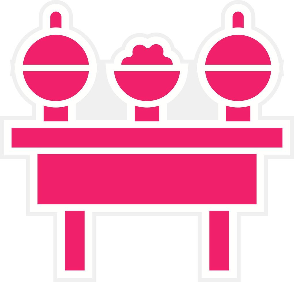 buffet vector icono estilo