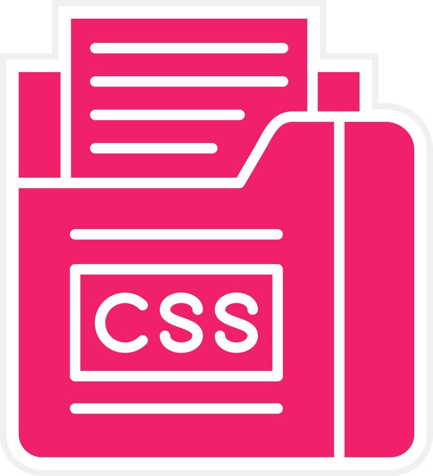 Css File Vector Icon Style