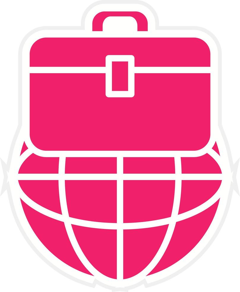 Global Business Vector Icon Style
