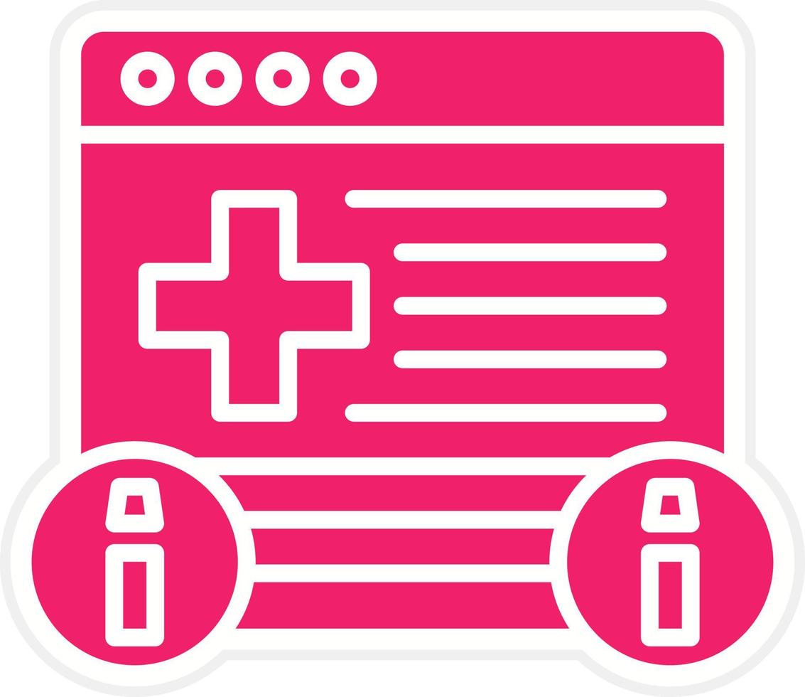 Health Information Vector Icon Style