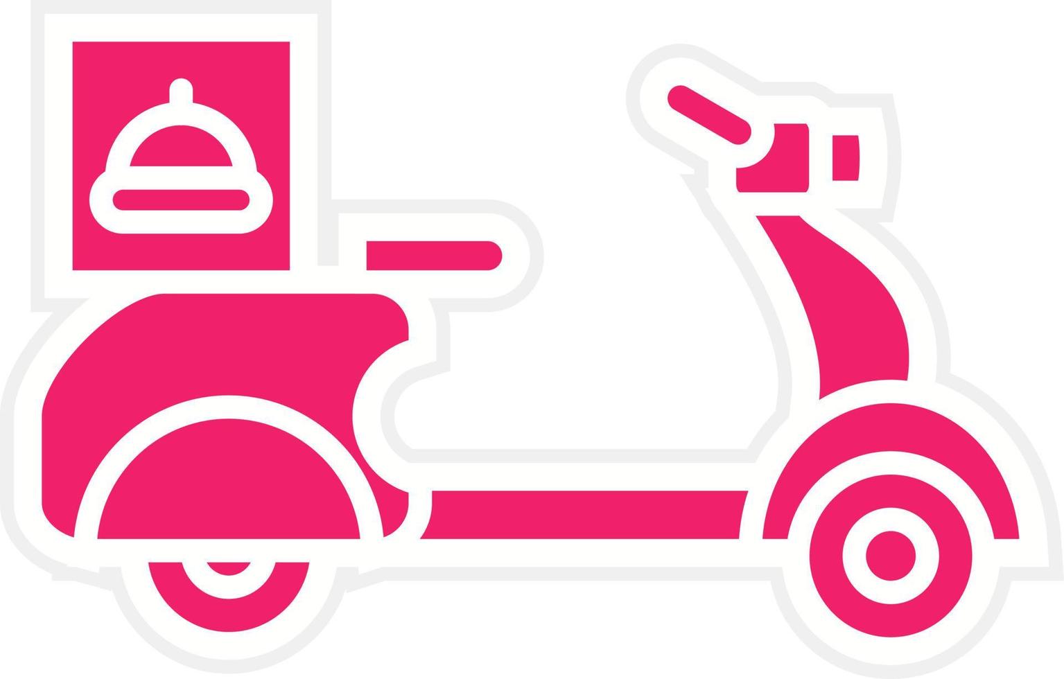 Food Delivery Vector Icon Style