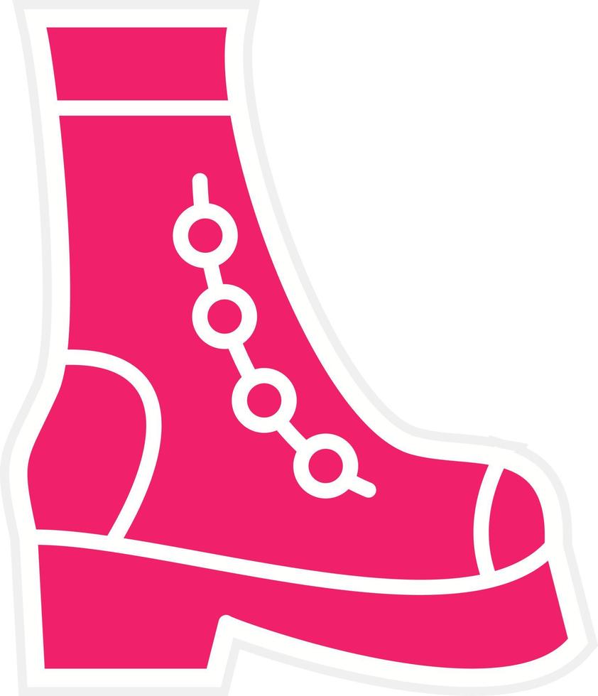 Autumn Boots Vector Icon Style