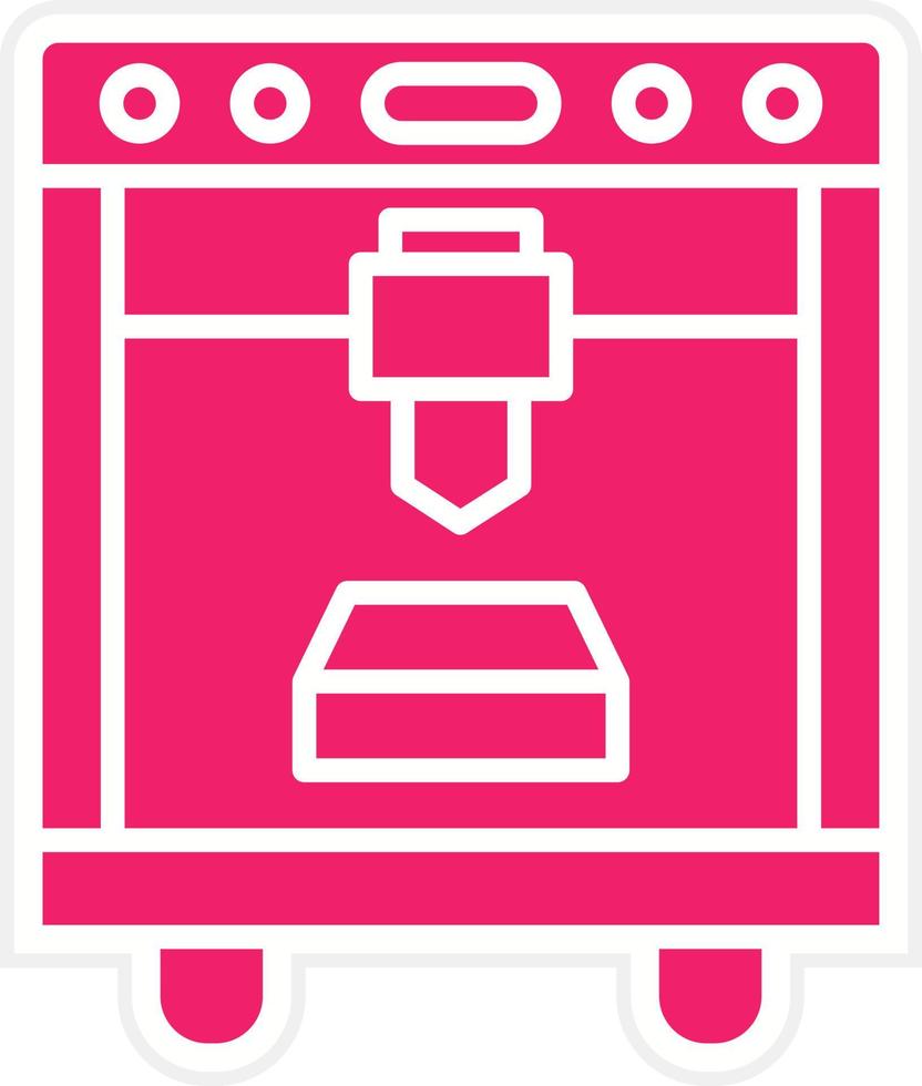 3D Printing Vector Icon Style