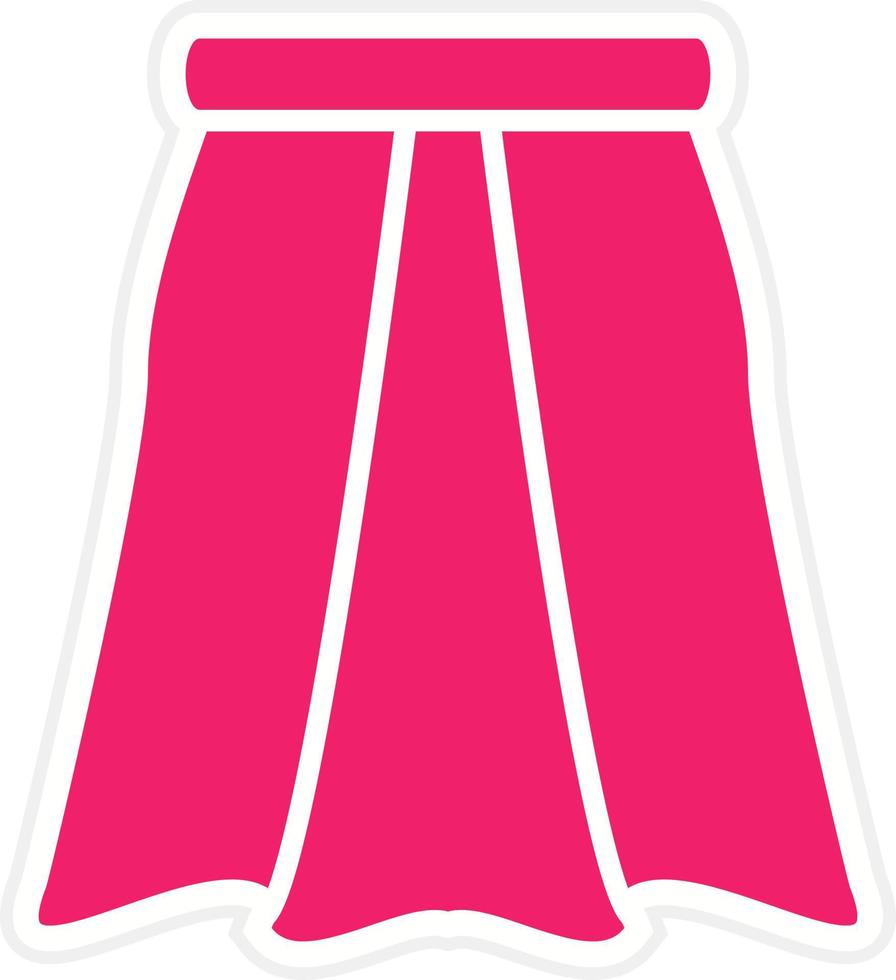 Skirt Vector Icon Style
