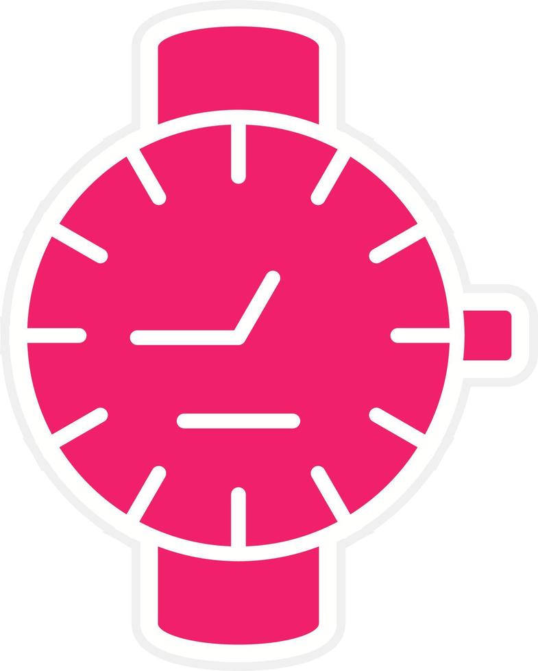 reloj vector icono estilo