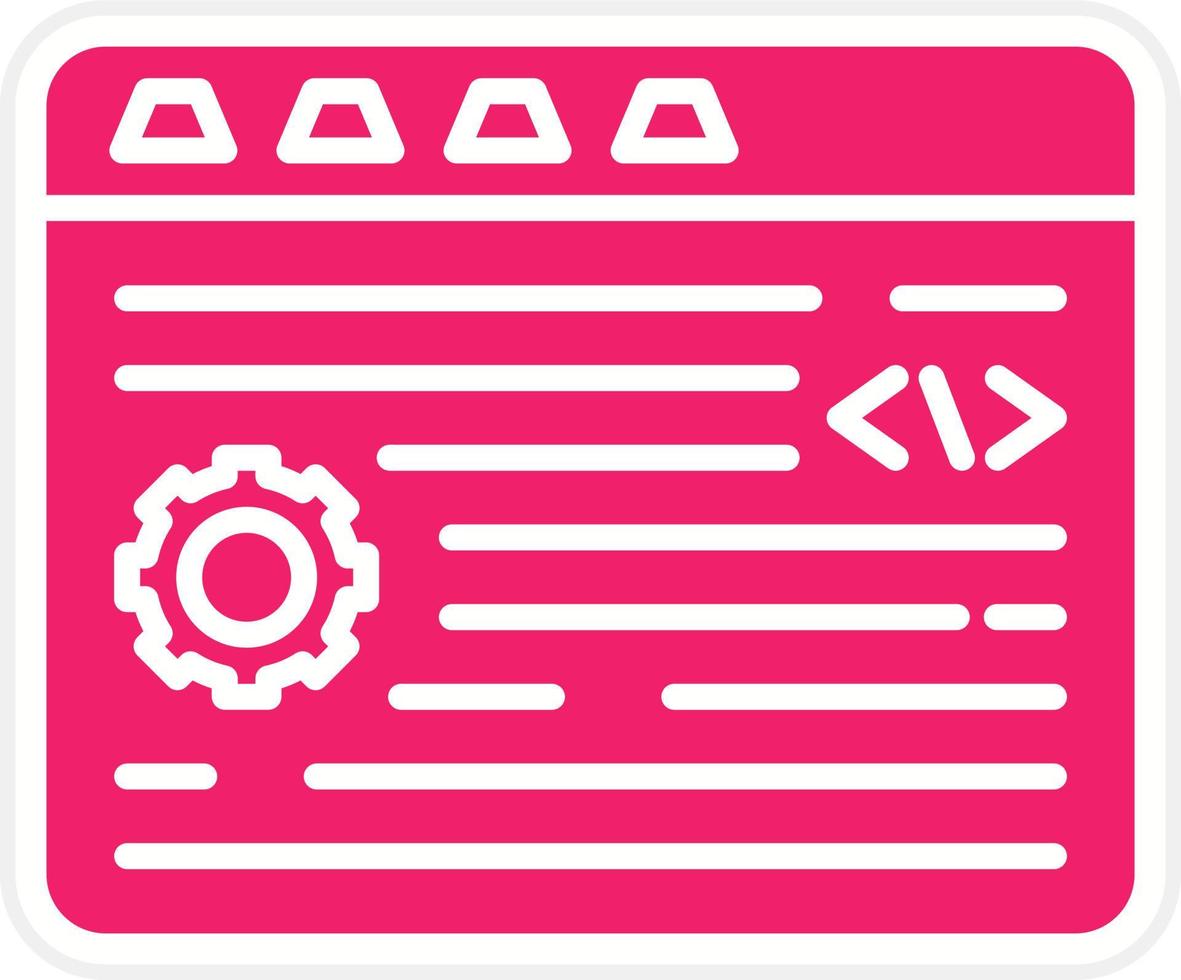 Programming Vector Icon Style