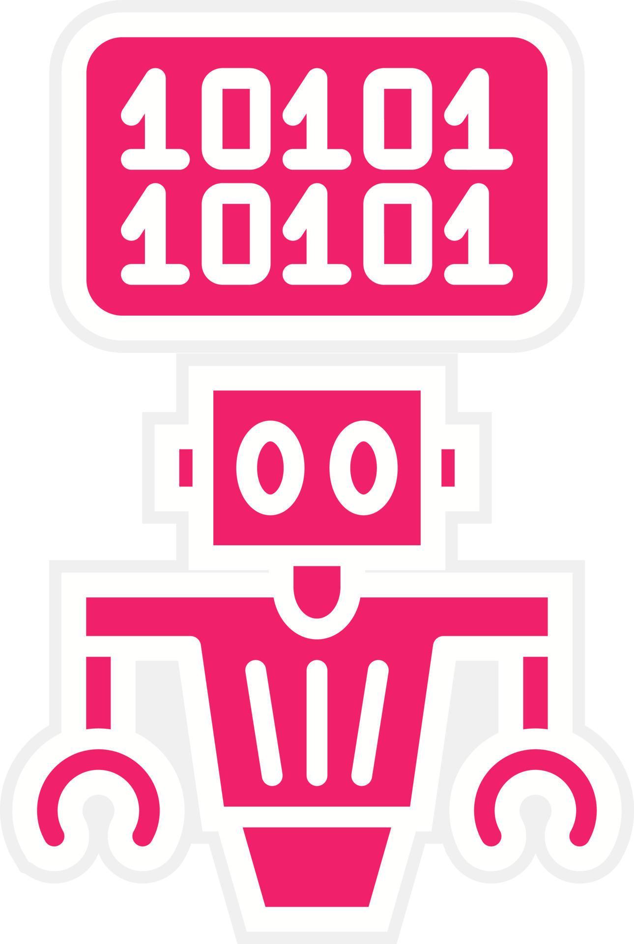 Binary Code Vector Icon Style 22433831 Vector Art at Vecteezy