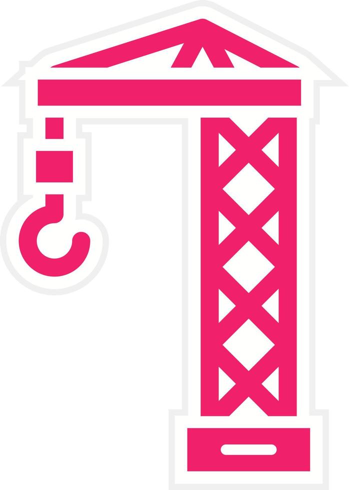 Crane Vector Icon Style