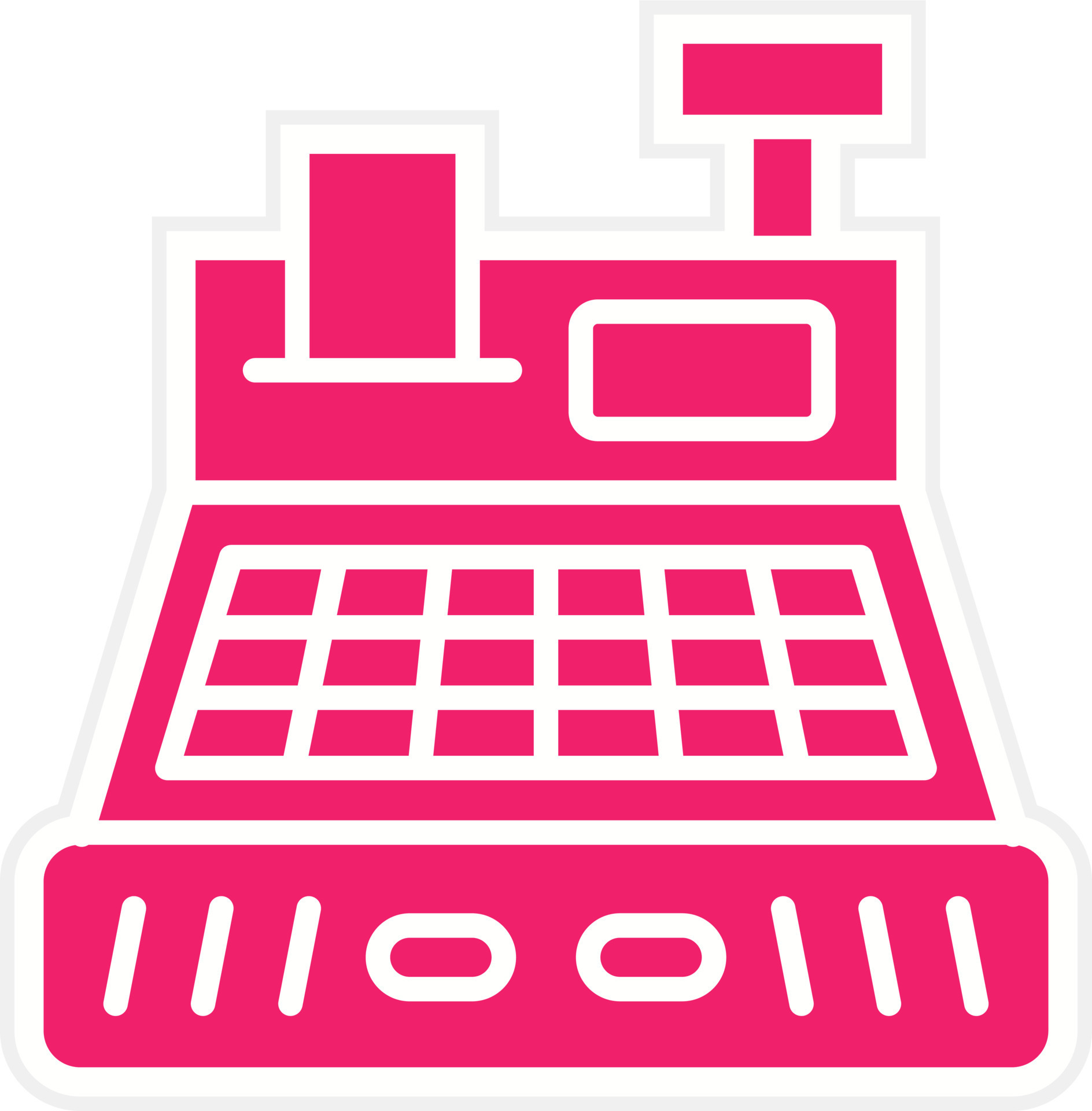 Cash Register Vector Icon Style 22433873 Vector Art at Vecteezy