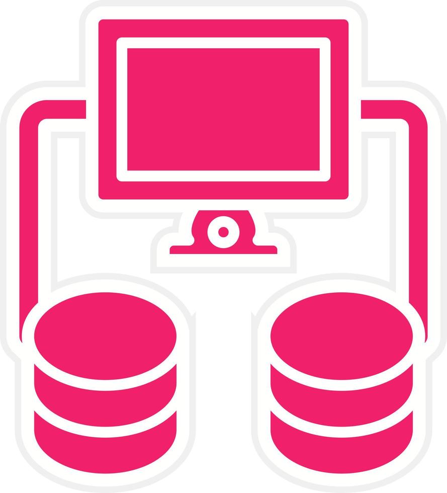 Database Vector Icon Style