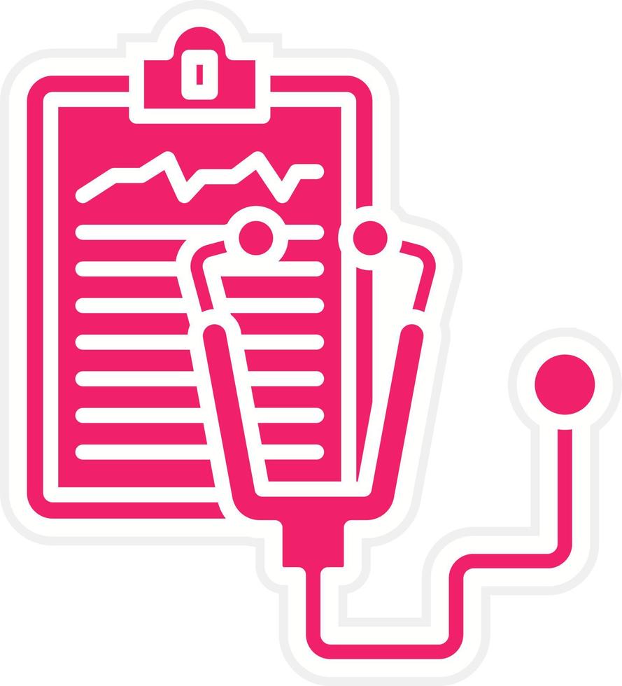 Diagnosis Vector Icon Style