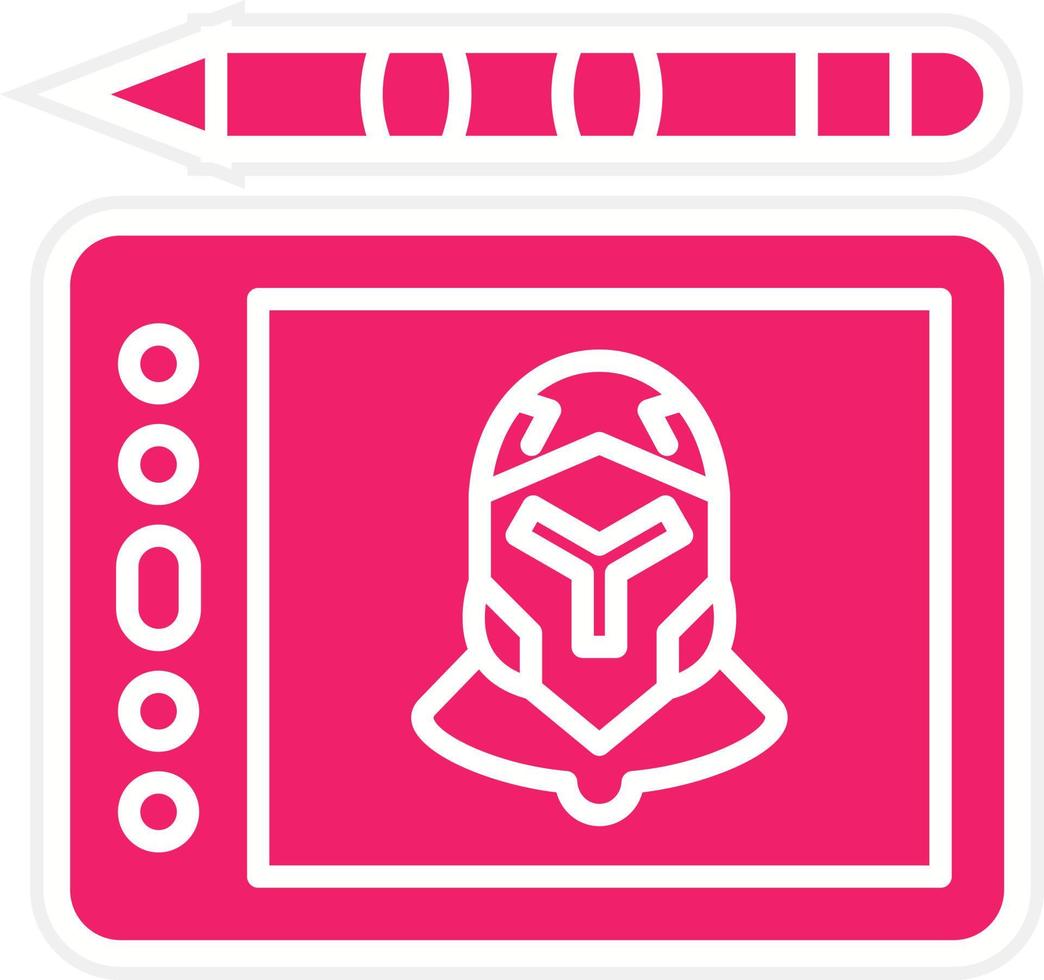 Graphic Tablet Vector Icon Style