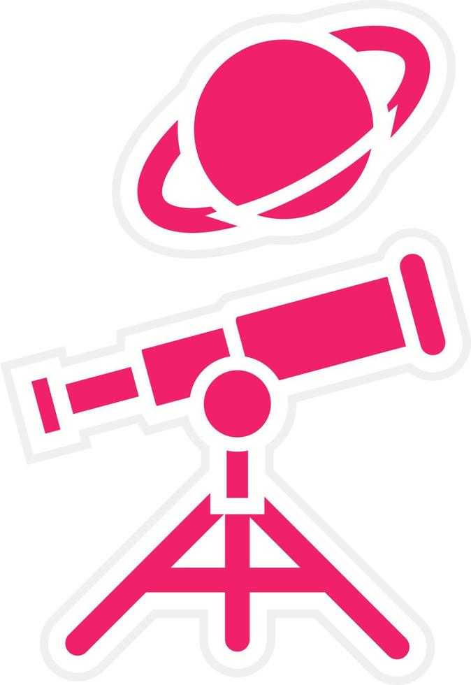 astronomía vector icono estilo
