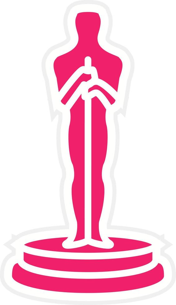 Oscar Award Vector Icon Style