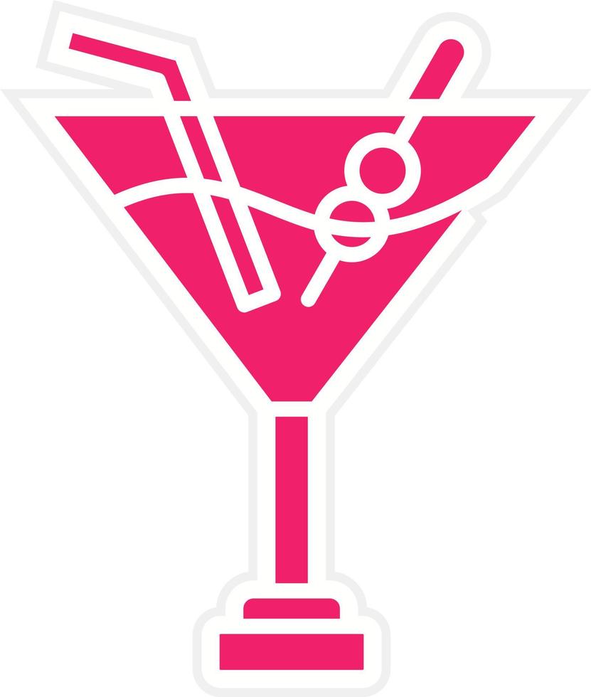 Martini Vector Icon Style