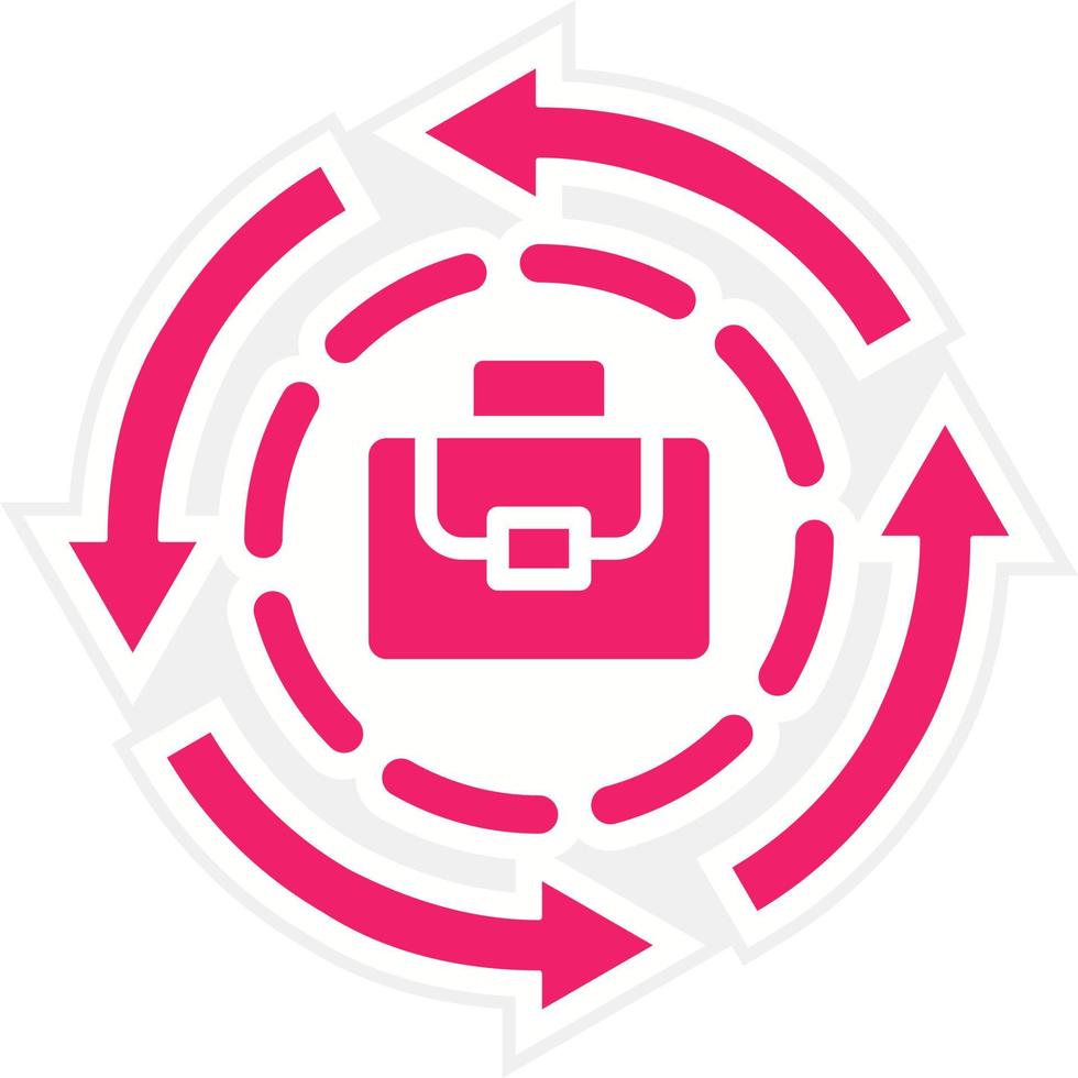 Career Change Vector Icon Style