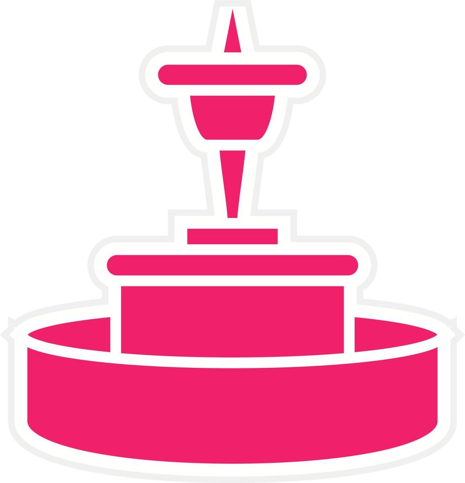 Fountain Vector Icon Style