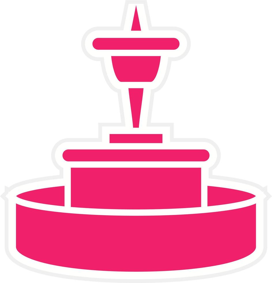 Fountain Vector Icon Style