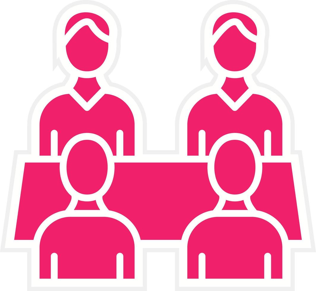 Board Of Directors Vector Icon Style