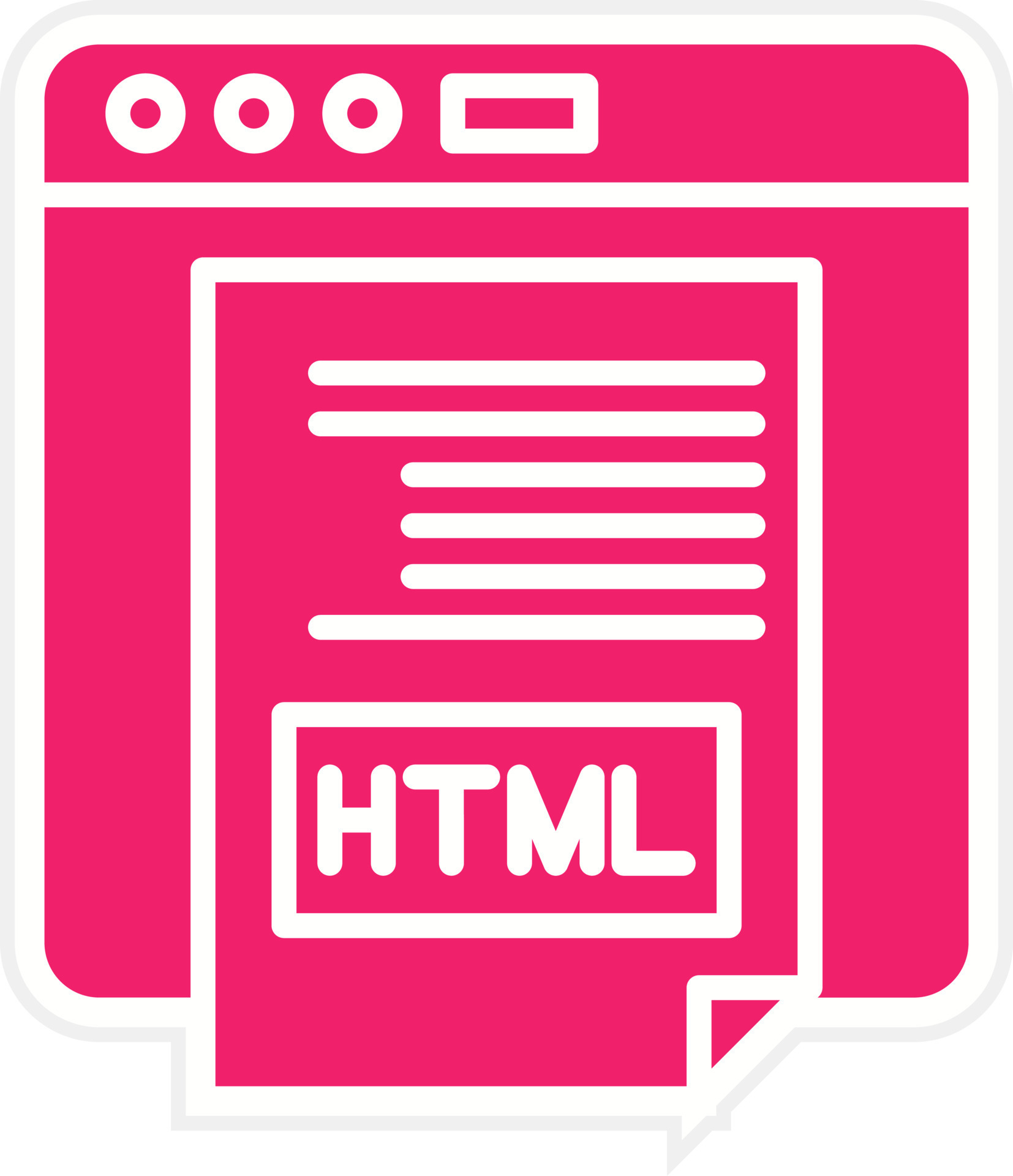 Html Vector Icon Style 22434417 Vector Art at Vecteezy