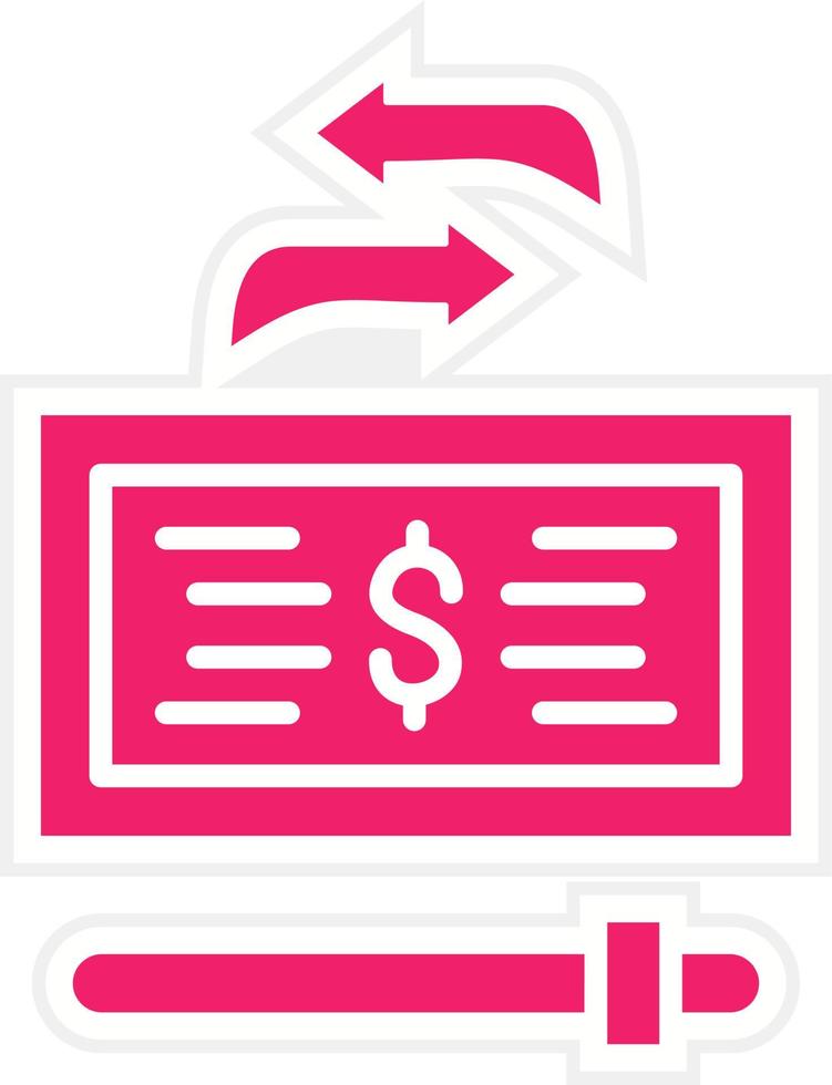 Maximum Transaction Amou Vector Icon Style
