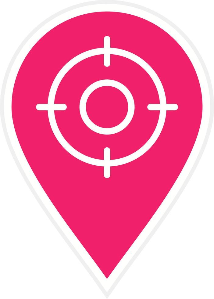 Geotargeting Vector Icon Style