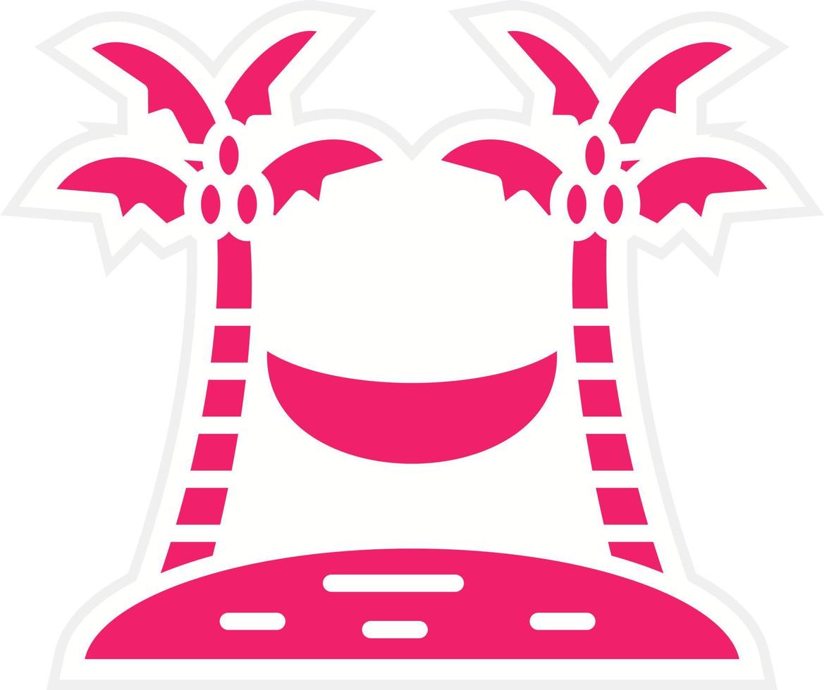 Hammock Vector Icon Style
