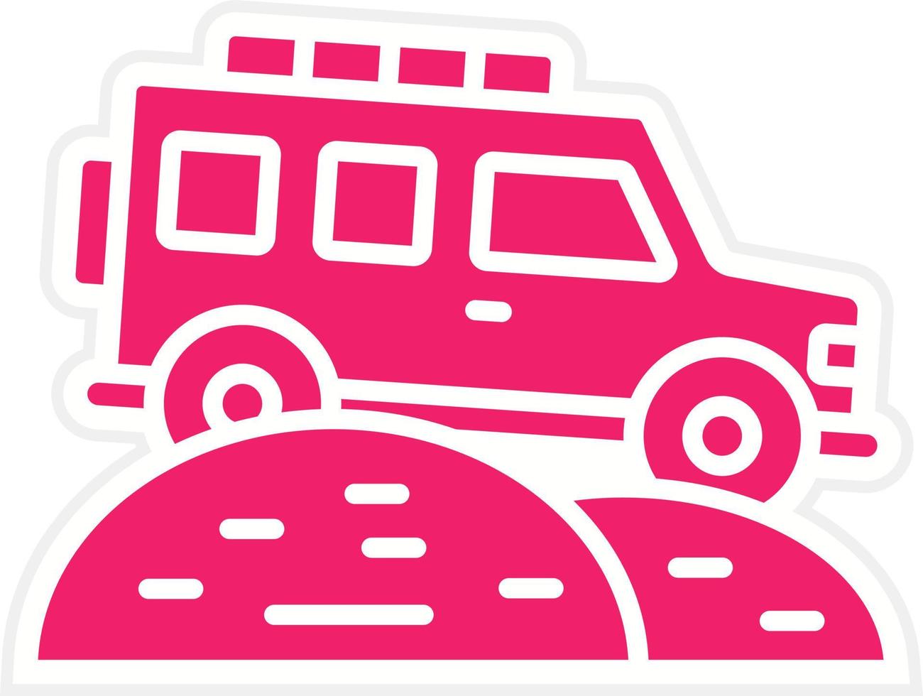 Desert Safari Vector Icon Style
