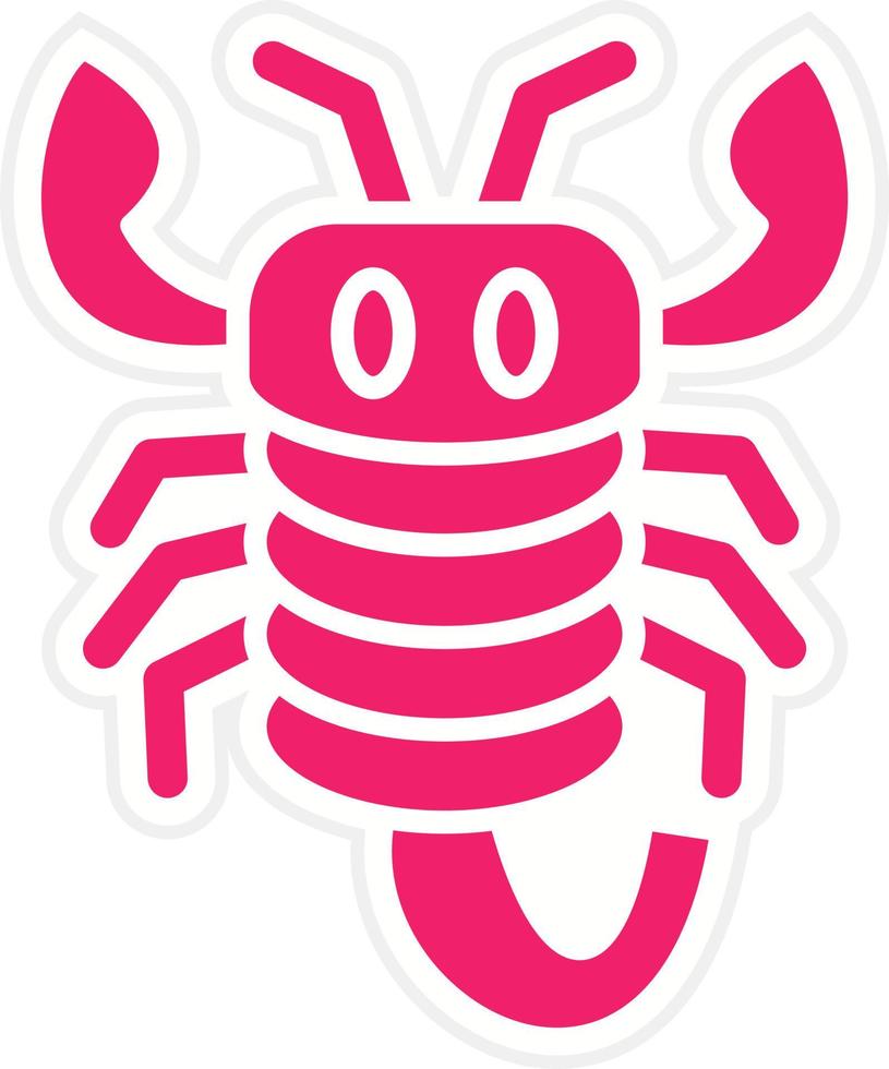 Scorpion Vector Icon Style