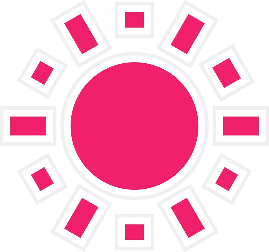 Sun Vector Icon Style