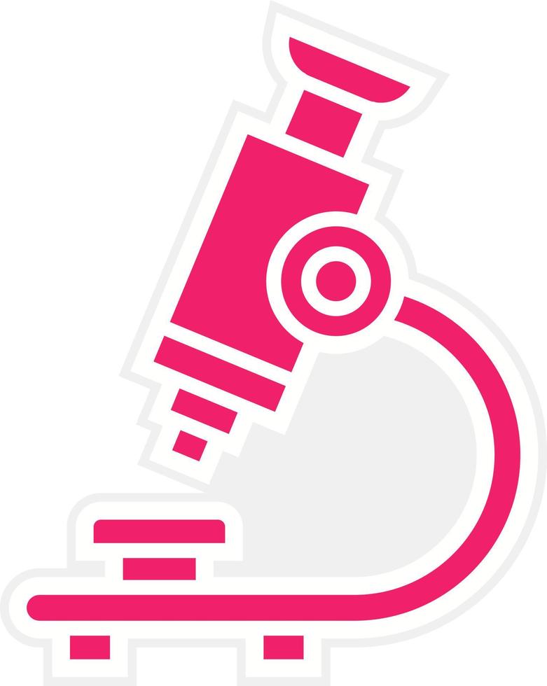 Microscope Vector Icon Style