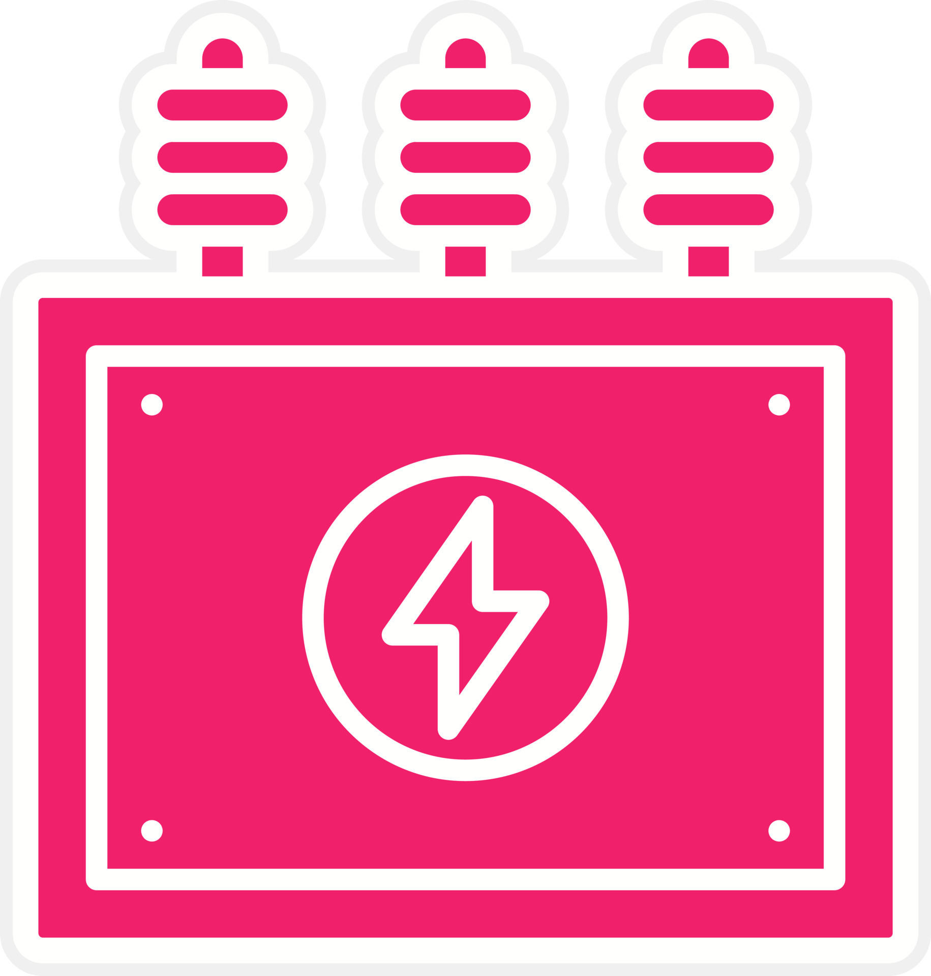 Power Transformer Vector Icon Style 22434827 Vector Art at Vecteezy