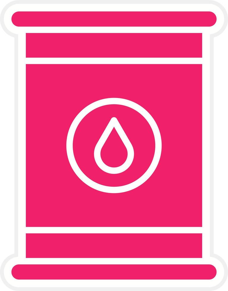 Oil Barrell Vector Icon Style