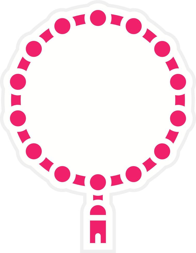 Tasbih Vector Icon Style