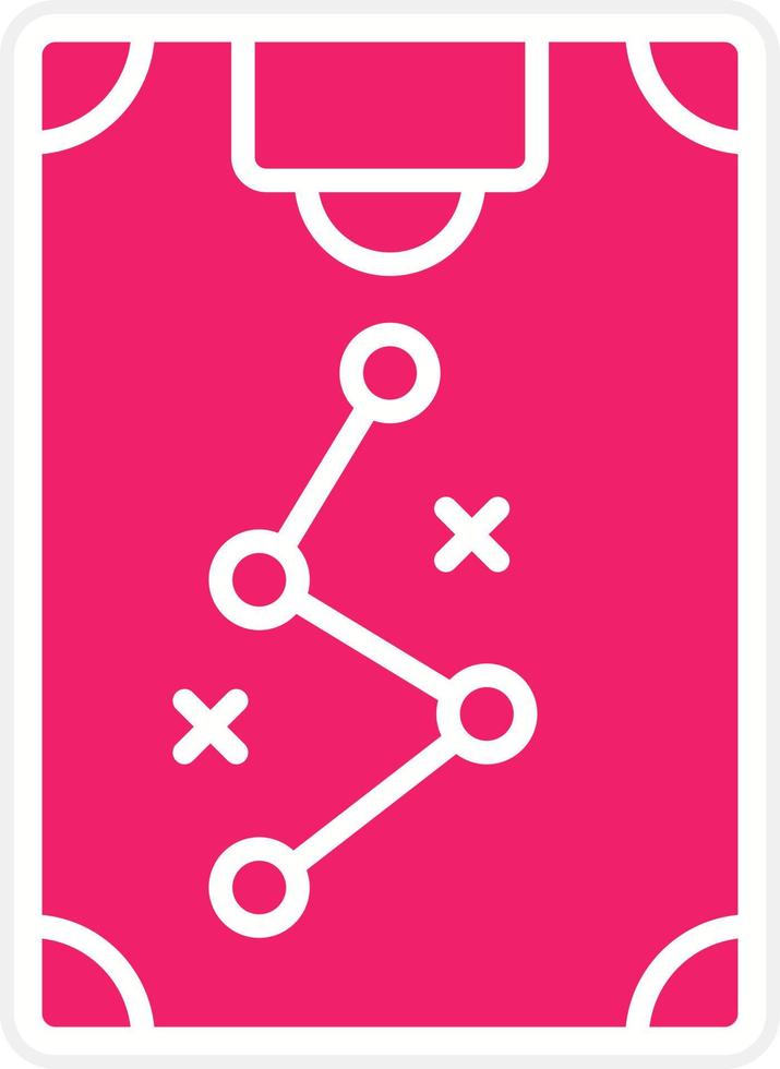 Goal Strategy Vector Icon Style