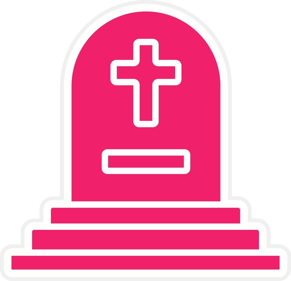 Cementery Vector Icon Style