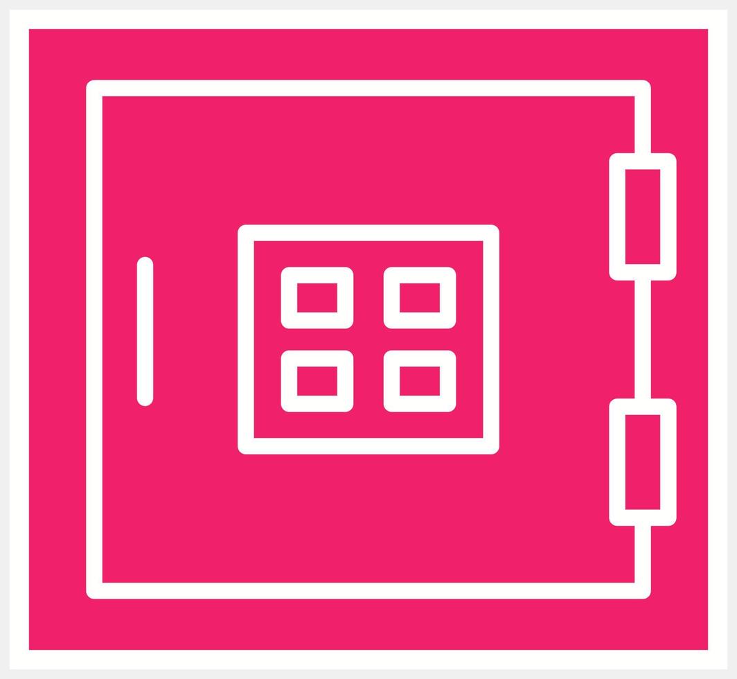 Safe Box Vector Icon Style